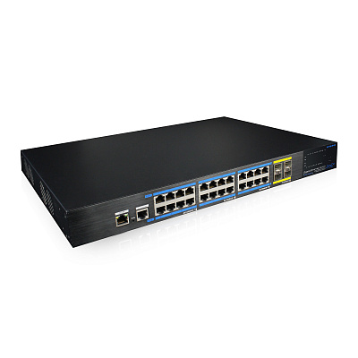 картинка UTEPO UTP7624GE-POE-L3 Коммутатор 24-портовый управляемый L3 PoE от компании Intant